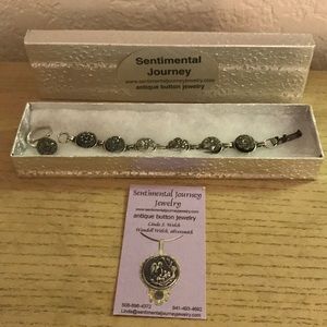 Make me sell 1800’s ANTIQUE BUTTON bracelet & ring